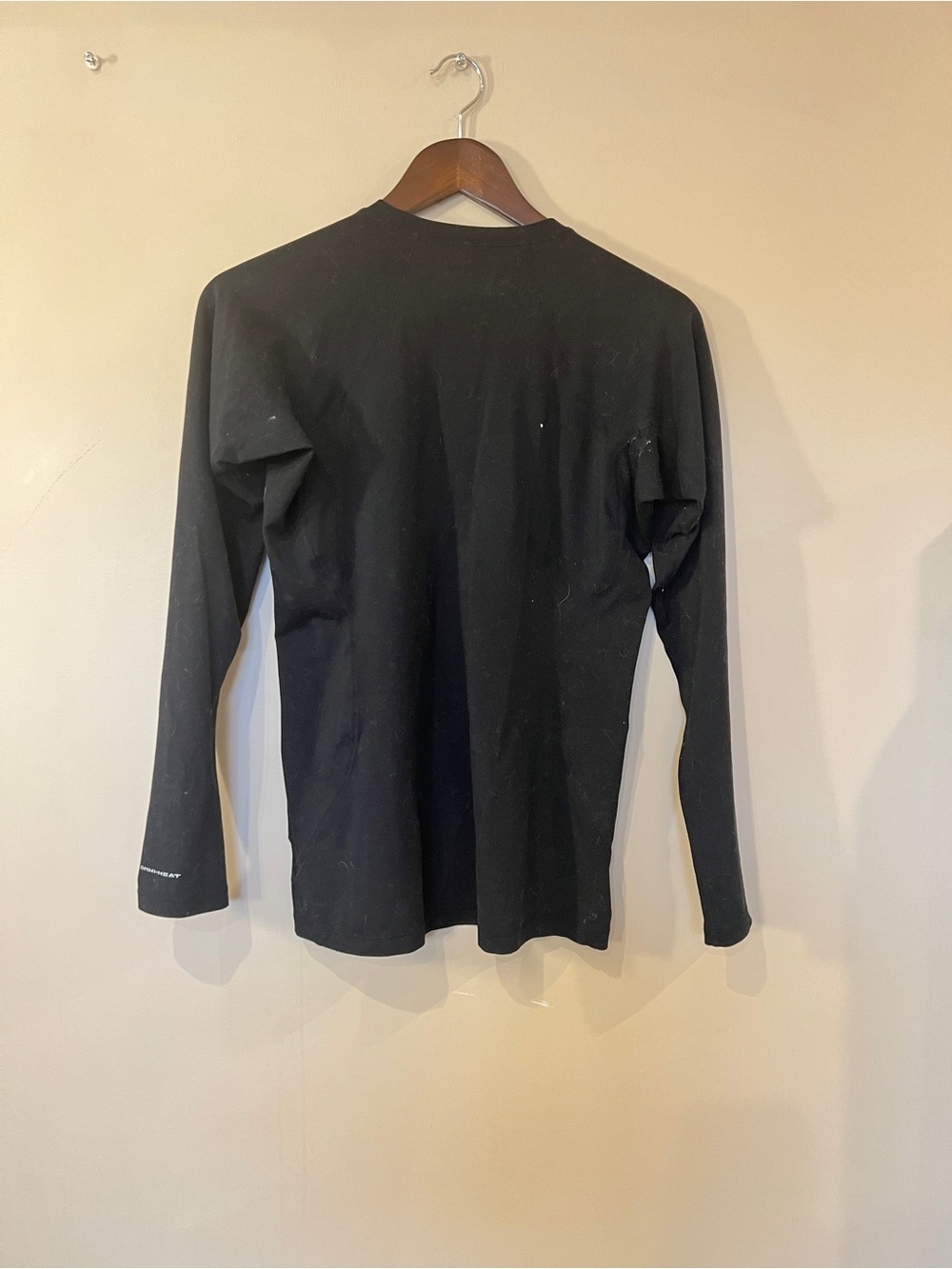 Columbia Omni-Heat Black Long Sleeve Base Layer Top Size Large - Picture 4 of 6